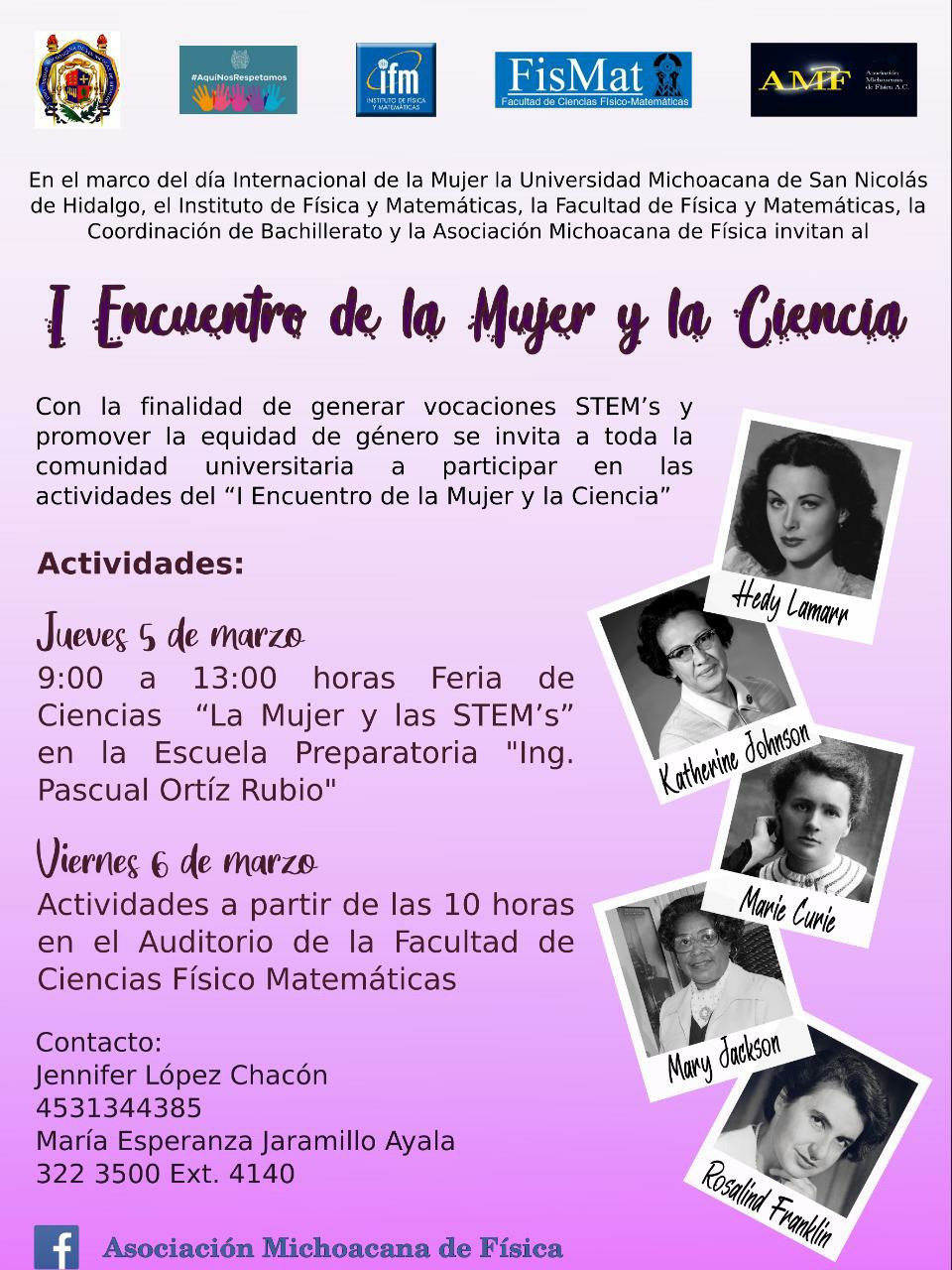 I Encuentro de la Mujer y la Ciencia